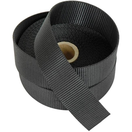 Liberty Mountain Liberty Mountain 447567 1.5in. x 100 yards Heavy Polypro Webbing - Black 447567